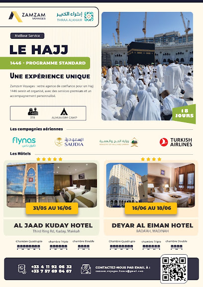 Zamzam Voyage Agence De Voyage à Paris 08